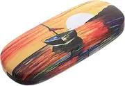 [SAFIGLE] Elegant Portable Glasses Box Soft Shell Eyewear Case Classic Glasses Sleeve Protective Pouch