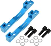 NC 2 Pieces 203mm MT Front and Rear Disc Brake Adapter - Blue