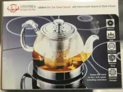 Uniware 1200ml Glass Teapot with Removable Infuser