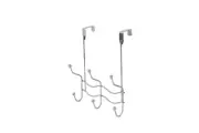 by Mesa Over The Door Hanger 6 Organizer in Silver Bay Collection utility-hooks,