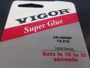 Jewelers Super Glue by Vigor .07 FL OZ. (2 ml) Bottle