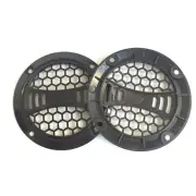 2 Pc 2 Inch 66 mm Plastic Speaker Cover Grills For Car Audio DJ PA Speaker Black