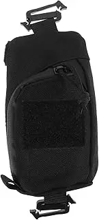 GANAZONO Backpack Shoulder Strap Pouch Durable Clip Attachment for Outdoor Activities Conveniently Stores Tools Cards Money More Versatile Pocket for Hiking Running