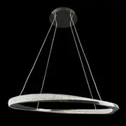 Delessi Saturno Single Ring LED Pendant Light - Black