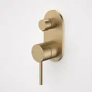 Caroma Liano II Bath/ Shower Mixer with Diverter Brushed Brass 96366BB