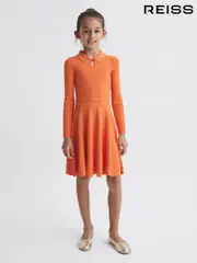 Reiss Orange Clare 4-9 yrs Knitted Fit and Flare Dress (D43725) | $125