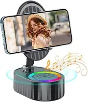 Cell Phone Stand with Wireless Bluetooth Speaker,Induction Speaker HD Surround Sound for Home and Outdoor,Compatible with iPhone/ipad/Samsung Galaxy