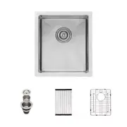 Sarlai Undermount Kitchen Sink 17" 16-Gauge Stainless Steel Silver W/Accessories