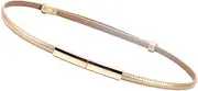 [ANDRESLAD] Belt for Women Woman Belts Dress Party Costume Accessories Ladies Clothing Leather Belt Red