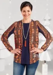 MATILDA JANE Floret Top Once Upon A Time Women's Size Medium New