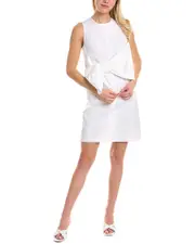 Pearl by Lela Rose Poplin Bow Mini Dress