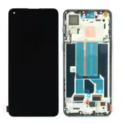 OLED Touch Screen Digitizer Assembly with Frame For Oneplus Nord 2 5G Repair DIY