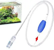 Fish Tank Cleaner, Siphon Aquarium Cleaner, 6.89 Feet Cleaning Supplies, Tanks Maintenance Tool, Pond Gravel Vacuum for Home Reptile, Shrimp, Guppy and Turtle