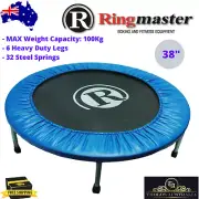 Rebounder 38 Inches Mini Trampoline Fitness Workout Jumping Mat Jogger Home Gym