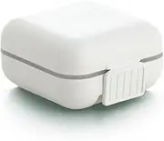5 Compartments Portable Pill Case - Travel Medicine Vitamin Container, Daily Small Pill Box for Organizing Medications
