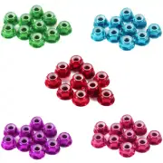 Multicolor Nylon Insert Self-Lock Aluminum Nuts Hex Lock Self Locking Nuts 2023