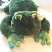 Frog 18" STUFFED ANIMAL FROM AURORA PLUSH # 50082 Froggie