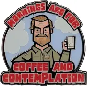 [Fanattik] Stranger Things Hopper Pin Badge, 45 x 45mm, Metal
