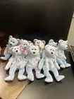 Ty Beanie Baby 9 Bears Four Seasons Hotel Series 2001