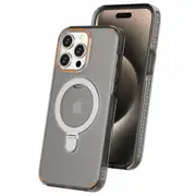 For iPhone 15 14 13 12 11 Pro Max Clear Magnetic Case Kickstand Shockproof Cover