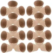 HANABASS 60 Seedling Cups Deep Nursery Pots Planting Kit for Herbs Flowers Vegetables Pulp Drainage Holes Starter Trays