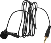 JOINPAYA Smartphone Clip-on Microphone Mini Lavalier Mic for Teaching Mic Mini Podcast Smartphone Microphone Microphone for Recording Videos 1.5m