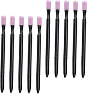 PLAFOPE 10pcs Nail File Tool Set Cuticle Pusher Nail Stone Buffer for Daily Manicure and Pedicure