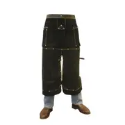 Tennyson Master Farriers Apron Leather Black 1 Size Quick Waist Buckle