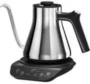 New Offacy Barista Electric Gooseneck Kettle Temp Control Stainless Tea Coffee