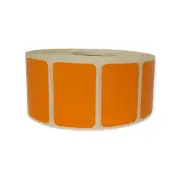 Orange 1.5"x1" Direct Thermal Labels | Compt Zebra Rollo Munbyn | 2 RLS | 520/RL