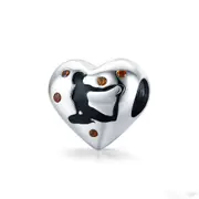 Charm Fit Yoga Position Bracelet Silver plating Women Jewelry DIY Beads Charm Jewelry