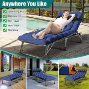 Slsy Portable Folding Camping Cot Bed with 2 Sided Mattress & Pillow