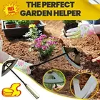 All-steel Hardened Hollow Hoe Handheld Weeding Rake Planting Farm Vegetable 6J