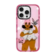iPhone 16 Pro Impact Case MagSafe Compatible Bat Girl by Mel Stringer
