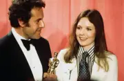 Director Milos Forman Pose Backstage After Winning 1976 Old Photo