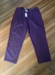 Sundance Violet Checkered Pants Size 14