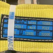 4" x 40 ft Nylon Lifting Sling Eye & Eye Recovery Tow Crane Strap 4-ply USA Made