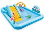 Intex 96" X 78" X 28" Inflatable Jungle Adventure Play Center Spray Kiddie Pool