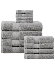 London Fog Signature Solid 12pc Towel Set