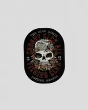 [The Mad Hueys] The Mad Hueys Caught Fk All Sticker in Black One Size Black
