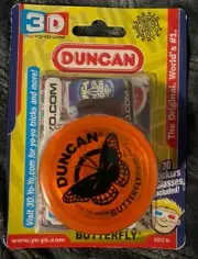 YO-YO Genuine Duncan Butterfly The Original World's #1 Orange Ready To Throw