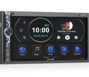 7 inch Double Din Digital Media Car Stereo Receiver,aboutBit Bluetooth 5.0 Touch