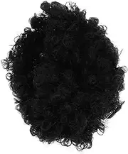 ANDRESLAD Easy to Wear Short Afro Curly Wig Synthetic Hair Wig for Women Cosplay Party Celebration