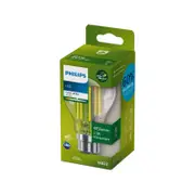 Philips A60 B22 LED 485Lm Clear 2.3W Ultra Efficient Globe