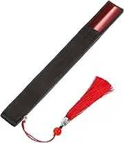 Retro Hand Fan Bamboo Folding Fan for Wedding Party Dance Tassel Vintage Style Decorative