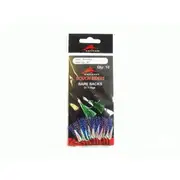 Rough Rider Flasher Circle Hooks #2 Red/Blue 10 Hooks