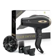 Professional Ionic Hair Dryer, 1875W Salon Blow Dryer with Powerful AC Motor,...