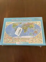 Payohto World Map & National Flags~The World Political~1000 Pcs Puzzle~NIB