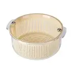 Colander Bowl Set Reusable Vegetable Washing Baskets For Kitchen