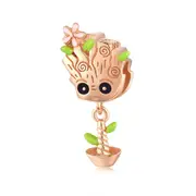 Silver plating Cute Treant Charms for Women Bracelet or Necklace Jewelry Bead